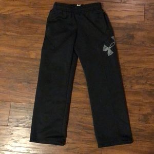 Under Armour Boys Black Pants Size Small S